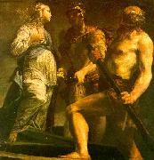 Aeneas with the Sybil Charon